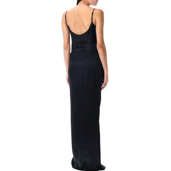 THE ATTICO Dresses & Skirts - THE ATTICO Long Slip Dress Women BLACK Dresses